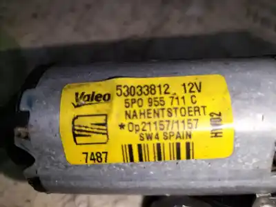 Автозапчастина б/у двигатель заднього склоочисника для seat leon (1p1) stylance / style посилання на oem iam 5p0955711c  530033812