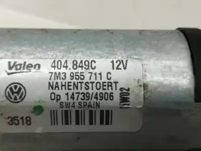 Peça sobressalente para automóvel em segunda mão motor do limpador traseiro por ford galaxy (vy) ghia referências oem iam 7m3955711c  