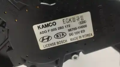 Second-hand car spare part rear windshield wiper motor for kia cee´d 1.4 cat oem iam references 987001h000  