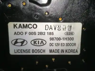 Second-hand car spare part rear windshield wiper motor for kia cee´d emotion oem iam references 987001h300  