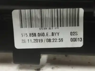 Peça sobressalente para automóvel em segunda mão comandos de alavanca por seat ateca (kh7) reference referências oem iam 575858060e  