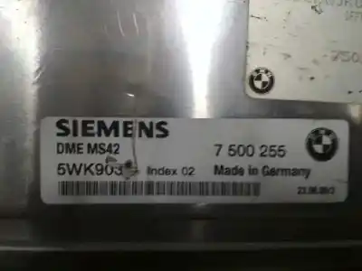 Second-hand car spare part ecu engine control for bmw serie 3 coupe (e46) 320 ci oem iam references 5wk903 7501927 7500255