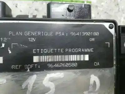 Peça sobressalente para automóvel em segunda mão centralina de motor uce por citroen c15 * referências oem iam 9646260580oa 80896d 9641390180
