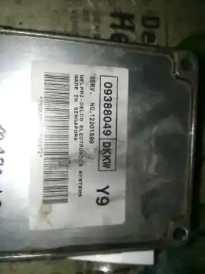 Second-hand car spare part ecu engine control for daewoo tacuma (u100) 2.0 oem iam references 09388049dkkwy9  12201599