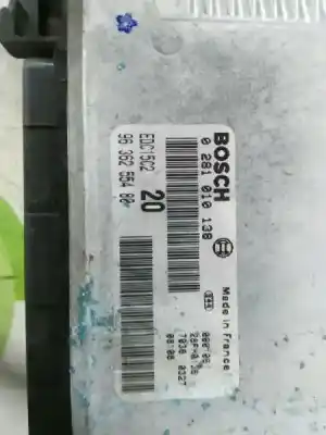Peça sobressalente para automóvel em segunda mão centralina de motor uce por citroen berlingo * referências oem iam 0281010138 9636255480 