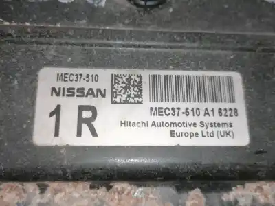 Peça sobressalente para automóvel em segunda mão centralina de motor uce por nissan note (e11e) 1.4 cat referências oem iam mec37510  