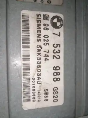 Peça sobressalente para automóvel em segunda mão centralina de motor uce por bmw serie 3 touring (e46) 320d referências oem iam 7532988 5wk33503au 96025744