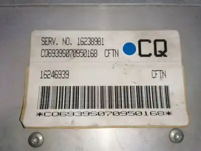 Second-hand car spare part ecu engine control for daewoo lanos * oem iam references 16238981  16246939