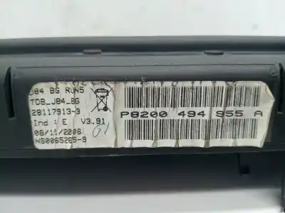 Автозапчастина б/у панель інструментів для renault scénic ii (jm0/1_) 1.5 dci (jm1f) посилання на oem iam p8200494955  