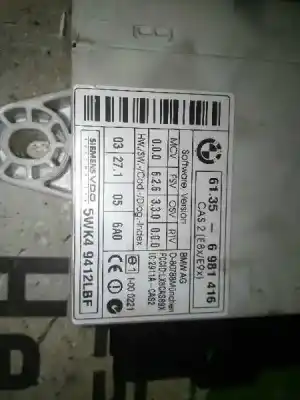 Second-hand car spare part electronic module for bmw serie 3 berlina (e90) 320d oem iam references 6981416  