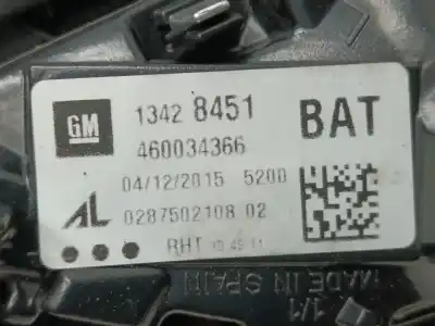 Second-hand car spare part interior left tailgate light for opel corsa e color edition ecoflex oem iam references 13428451  