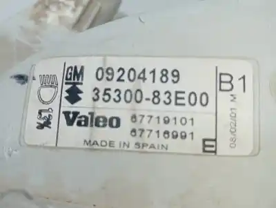 Second-hand car spare part left headlight for opel agila básico oem iam references 09204189  