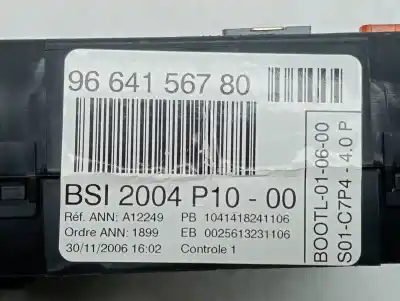 Second-hand car spare part fuse box unit for citroen c3 1.1 collection oem iam references 9664156780  