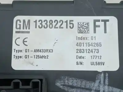 Second-hand car spare part fuse box unit for opel corsa d cmon oem iam references 13382215  
