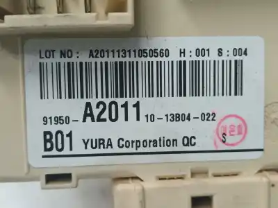 Pezzo di ricambio per auto di seconda mano scatola relè/fusibili per kia cee´d concept riferimenti oem iam 91950a20111013b04022  