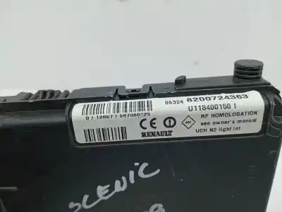 Second-hand car spare part fuse box unit for renault scenic iii expression oem iam references 8200724363  