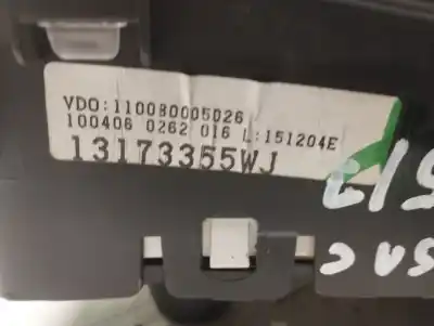 Peça sobressalente para automóvel em segunda mão quadrante por opel corsa c cosmo referências oem iam 13173355wj  