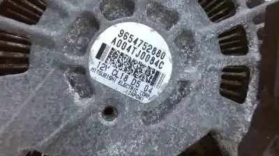 Peça sobressalente para automóvel em segunda mão alternador por citroen c5 iii (rd_) 2.0 hdi (rdrhda) referências oem iam 9654752880