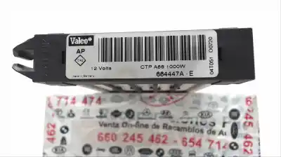 Peça sobressalente para automóvel em segunda mão resistência sofagem chauffage por citroen c3 8hx(dv4td) referências oem iam 664447a