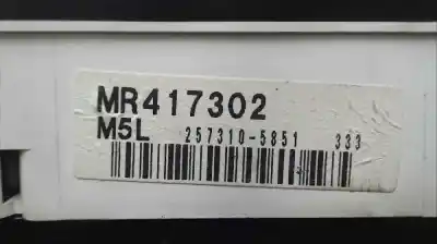 Second-hand car spare part dashboard for mitsubishi montero sport (k90) 2.5 td gls oem iam references mr320367  