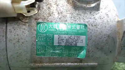 Second-hand car spare part air conditioning compressor for ssangyong musso 2.9 turbodiesel cat oem iam references 6611303115  