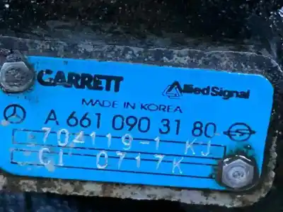 Автозапчастина б/у турбонагрузник для ssangyong korando 2.3 tdi посилання на oem iam a6610903180  om661