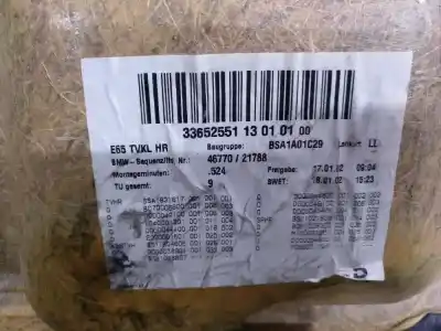 Second-hand car spare part right rear door trim for bmw 7 (e65, e66, e67) 735 i, li oem iam references 46770 21788