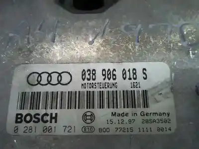 Peça sobressalente para automóvel em segunda mão centralina de motor uce por audi a4 b5 avant (8d5) 1.9 tdi referências oem iam 038906018s