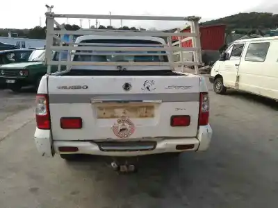 Second-hand car spare part rear bumper for ssangyong musso 2.9 turbodiesel cat oem iam references 