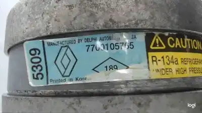 Автозапчастина б/у КОМПРЕСОР КОНДИЦИОНЕРА для RENAULT CLIO II FASE II (B/CB0)  Посилання на OEM IAM 7700105765  