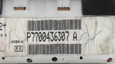 Автозапчасти б/у многофункциональный дисплей за renault clio ii fase ii (b/cb0) 1.9 dti diesel 80 cv / 59 kw ссылки oem iam 7700436307  216562095