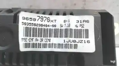 Second-hand car spare part multifunction display for citroen c3 kfvtu3jp oem iam references 96597970  