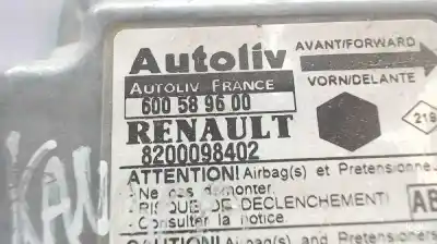 Second-hand car spare part AIRBAG CONTROL UNIT for RENAULT KANGOO  OEM IAM references 8200098402  600589600