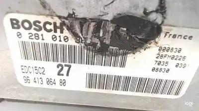 Second-hand car spare part ecu engine control for citroen c3 8hx(dv4td) oem iam references 0281010369  