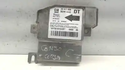 Pièce détachée automobile d'occasion boitier de commande d'airbag pour corsa combo corsa c familiar références oem iam 24417008  