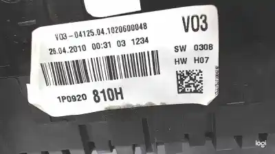 Tweedehands auto-onderdeel instrumentenpaneel voor seat altea xl (5p5, 5p8) 1.4 tsi oem iam-referenties 1020600048