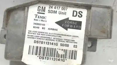 Автозапчасти б/у блок управления подушками безопасности за opel corsa c corsa c ссылки oem iam 24417007  