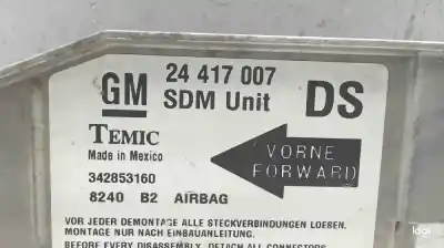 Pièce détachée automobile d'occasion boitier de commande d'airbag pour corsa combo corsa c familiar références oem iam 24417007