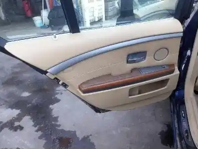 Second-hand car spare part left rear door trim for bmw 7 (e65, e66, e67) 735 i, li oem iam references 51427038717