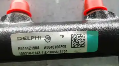 Автозапчастина б/у рампа инжектора для ssangyong actyon sports xdi 4wd посилання на oem iam r9144z190a  