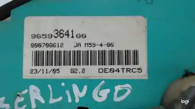 Peça sobressalente para automóvel em segunda mão quadrante por citroen berlingo wjzdw8 referências oem iam 9659364180