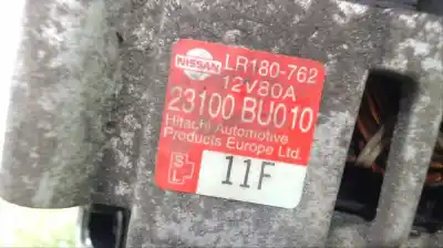 Peça sobressalente para automóvel em segunda mão alternador por nissan almera (n16/e) qg15de referências oem iam 23100bu010