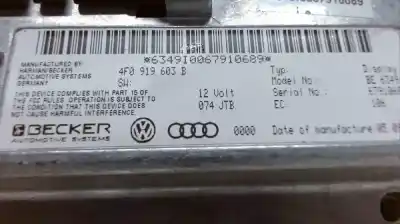 Second-hand car spare part gps navigation system for audi a6 avant (4f5) asb oem iam references 4f0919603b  