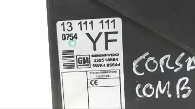 Pièce détachée automobile d'occasion module verrouillage central des portes pour corsa combo corsa c familiar références oem iam 330518684