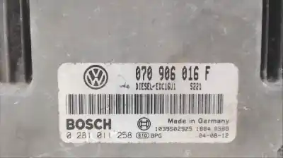 Second-hand car spare part ecu engine control for volkswagen touareg (7la, 7l6, 7l7) 2.5 r5 tdi oem iam references 070906016