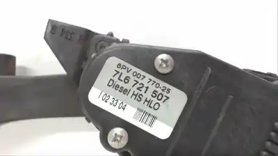 Second-hand car spare part accelerator pedal for volkswagen touareg (7la, 7l6, 7l7) 2.5 r5 tdi oem iam references 7l6721507