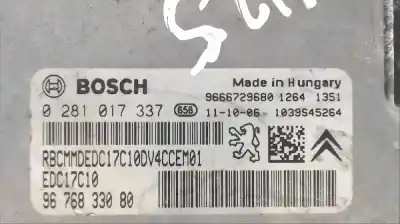 Piesă de schimb auto la mâna a doua unitate de control motor ecu pentru citroen c3 8hr referințe oem iam 0281017337