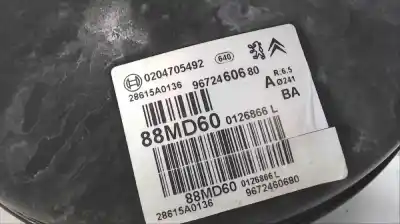 Peça sobressalente para automóvel em segunda mão servo freio por citroen c3 8hr referências oem iam 9672460680  