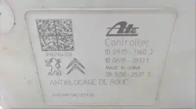 Peça sobressalente para automóvel em segunda mão abs por citroen c3 8hr referências oem iam 9678416180  