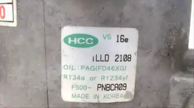 Peça sobressalente para automóvel em segunda mão compressor de ar condicionado a/a a/c por kia carens (rp) d4fd referências oem iam f500pnbca09